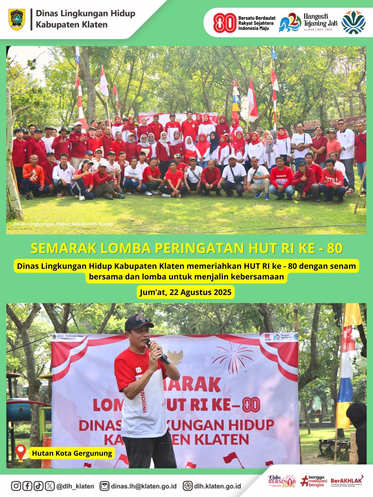 PERINGATAN HARI ULANG TAHUN KE-80  KEMERDEKAAN REPUBLIK INDONESIA