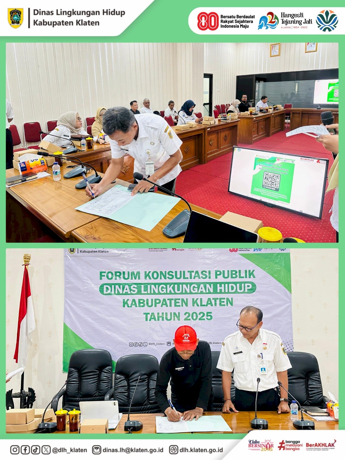 FORUM KONSULTASI PUBLIK DINAS LINGKUNGAN HIDUP KABUPATEN KLATEN TAHUN 2025