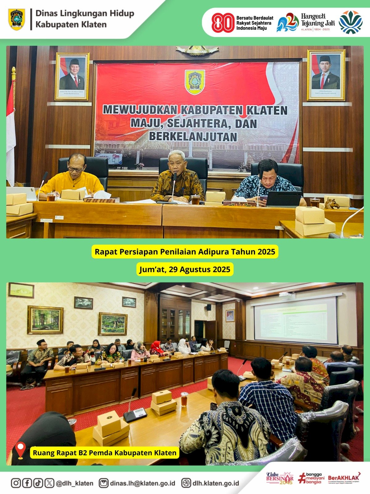 DINAS LINGKUNGAN HIDUP OPTIMALKAN PERSIAPAN MENUJU ADIPURA 2025