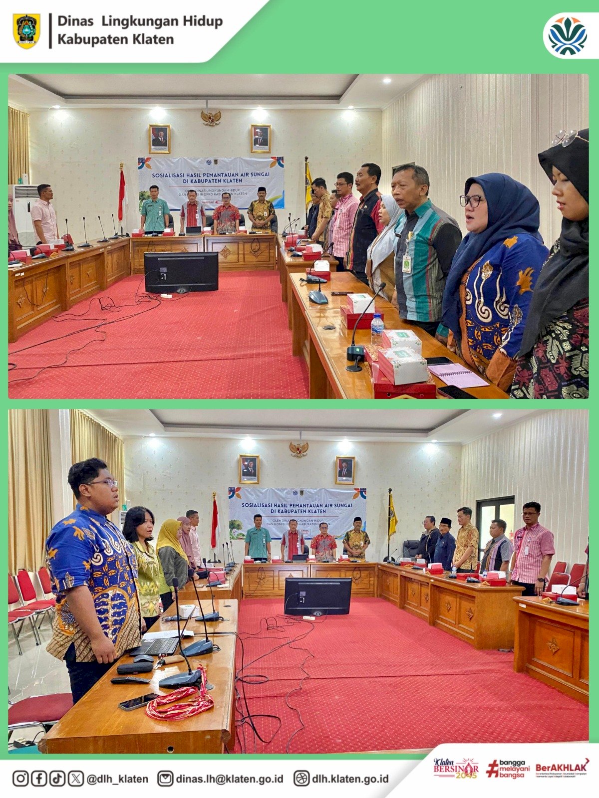 SOSIALISASI HASIL PEMANTAUAN KUALITAS AIR SUNGAI DI KABUPATEN KLATEN