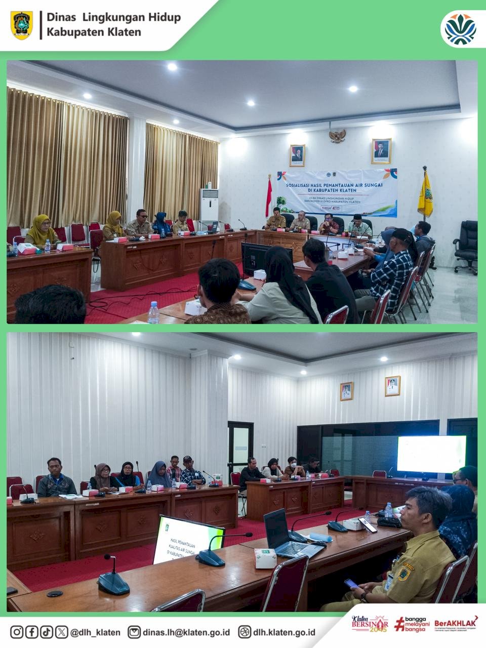 SOSIALISASI HASIL PEMANTAUAN KUALITAS AIR SUNGAI DI KABUPATEN KLATEN