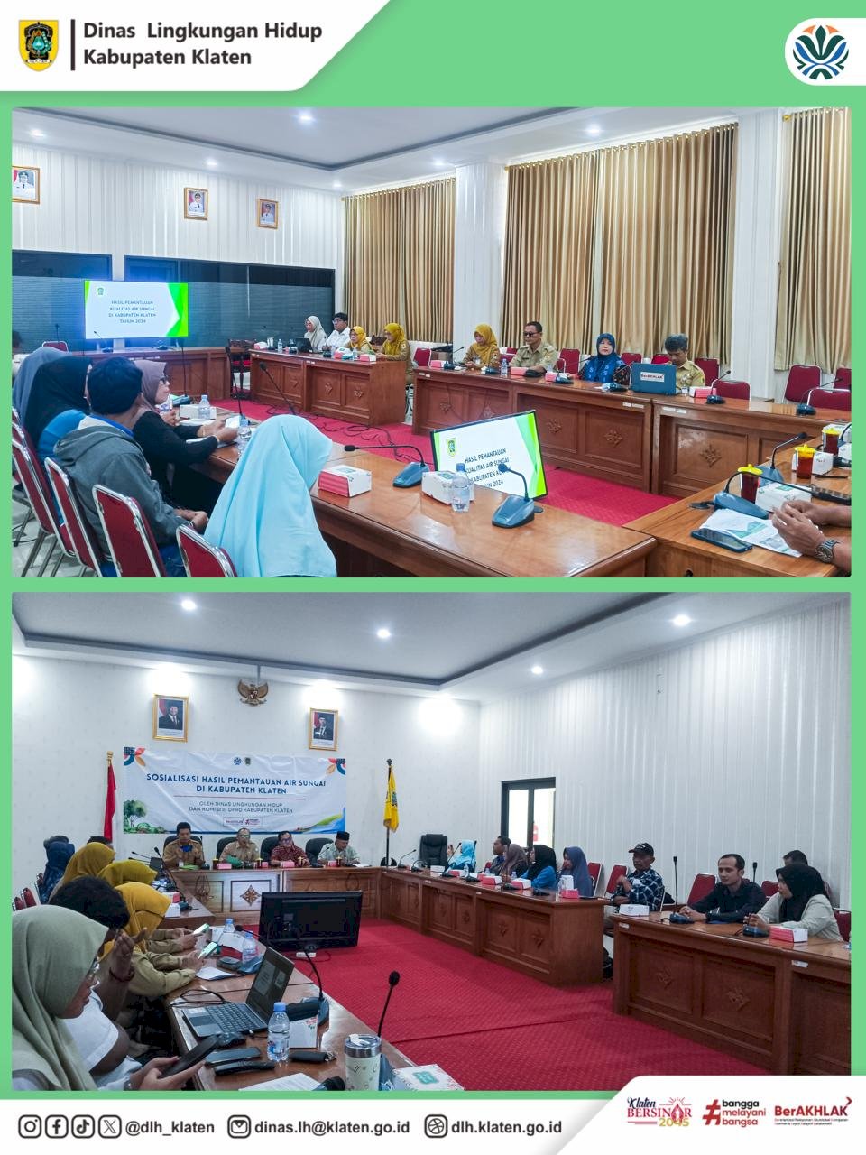 SOSIALISASI HASIL PEMANTAUAN KUALITAS AIR SUNGAI DI KABUPATEN KLATEN