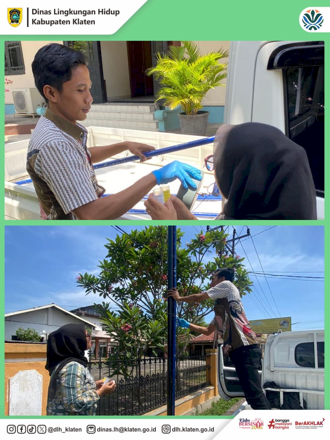 KEGIATAN PENGAMBILAN PASSIVE SAMPLER TAHAP II DI KABUPATEN KLATEN
