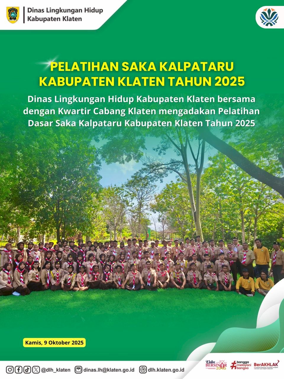 PELATIHAN DASAR SAKA KALPATARU KABUPATEN KLATEN 2025
