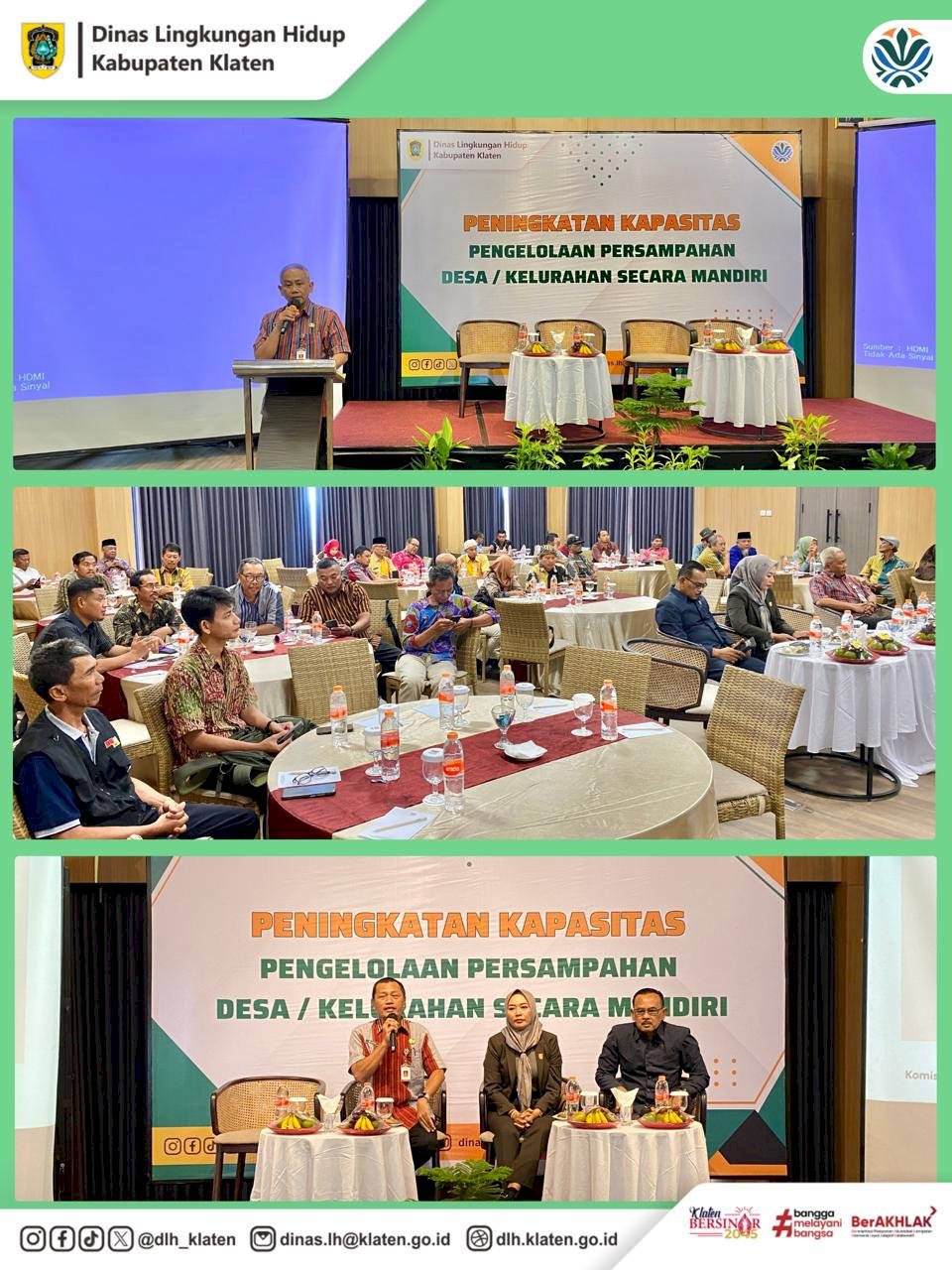 PENINGKATAN KAPASITAS PENGELOLAAN PERSAMPAHAN DESA/KELURAHAN DI KABUPATEN KLATEN