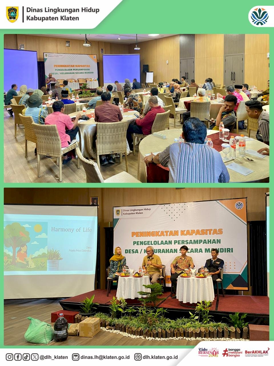 PENINGKATAN KAPASITAS PENGELOLAAN PERSAMPAHAN DESA/KELURAHAN DI KABUPATEN KLATEN