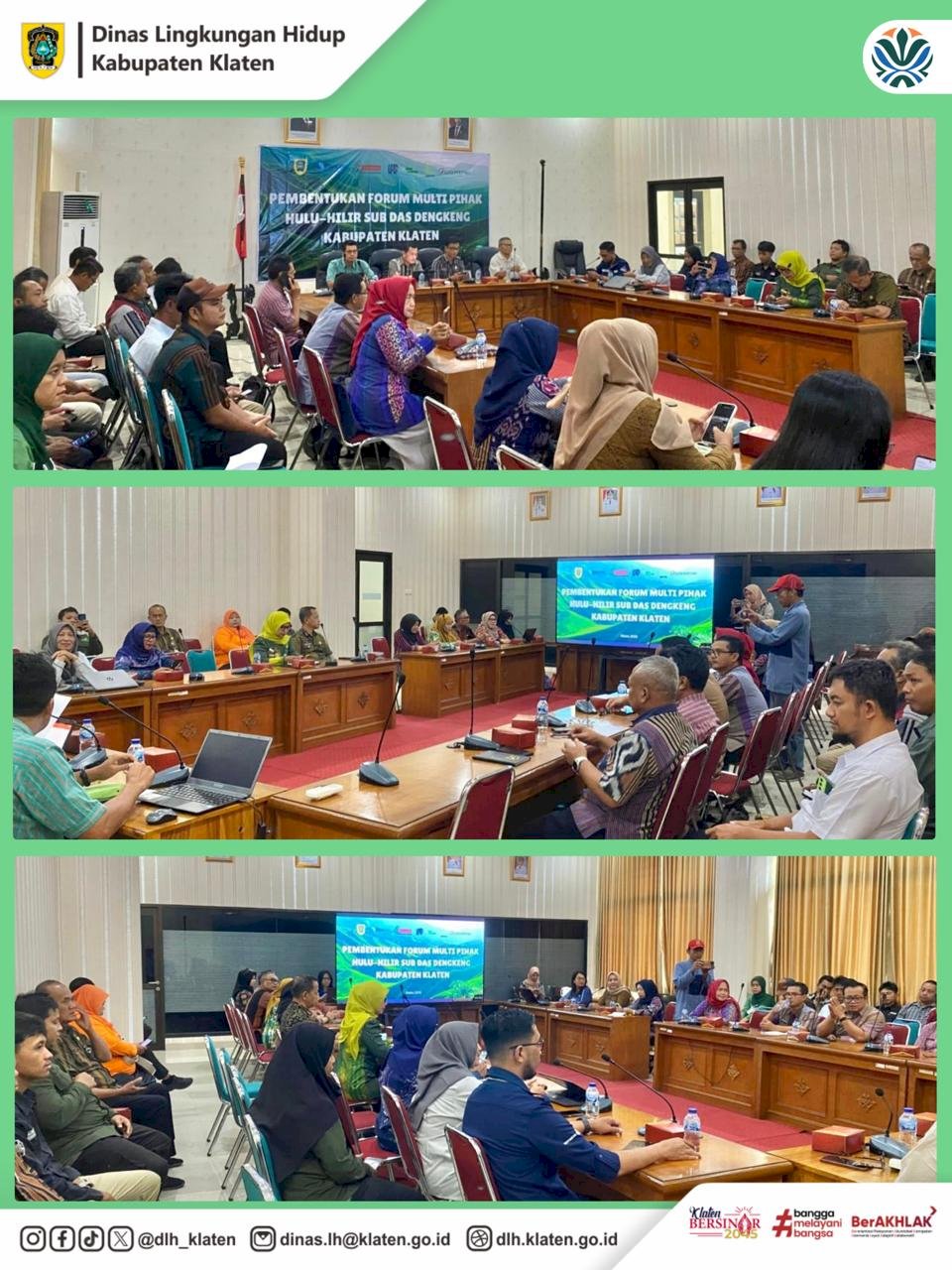 PEMBENTUKAN FORUM MULTI PIHAK HULU - HILIR SUB DAS DENGKENG KABUPATEN KLATEN