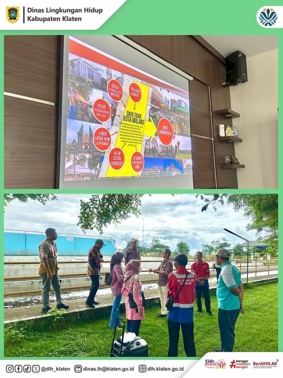 STUDI TIRU PENGELOLAAN SAMPAH DI DLH KOTA MALANG