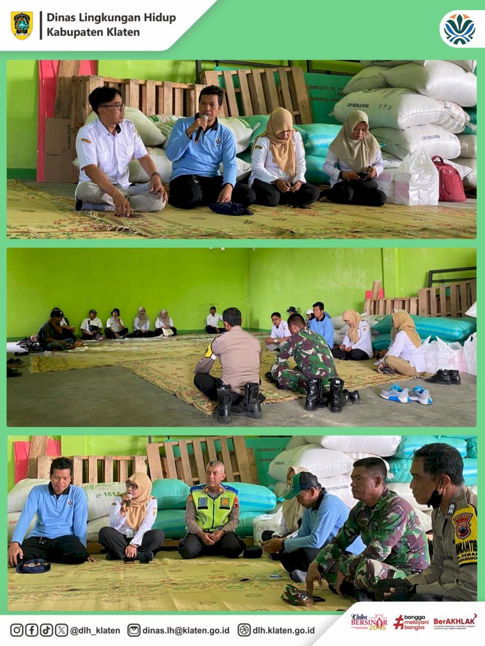 PENANAMAN POHON TURUS JALAN DI DESA DEMAK IJO KECAMATAN KARANGNONGKO