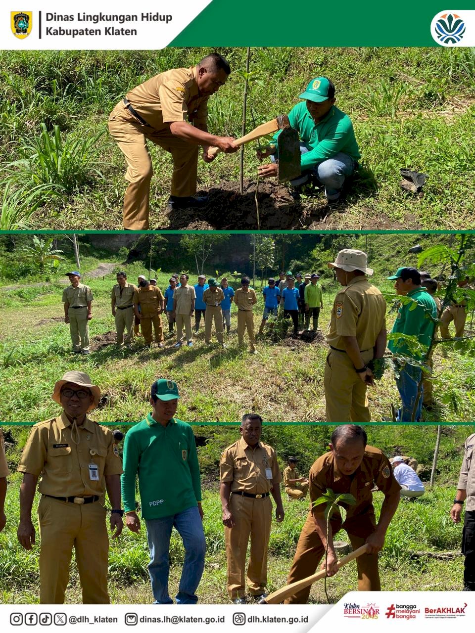 PENANAMAN POHON DI DUKUH TRAYU DESA KENDALSARI KECAMATAN KEMALANG