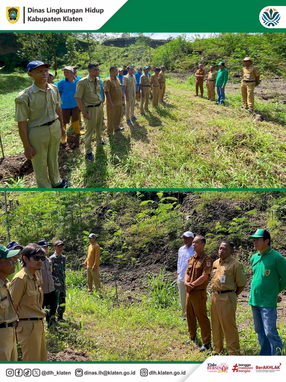 PENANAMAN POHON DI DUKUH TRAYU DESA KENDALSARI KECAMATAN KEMALANG