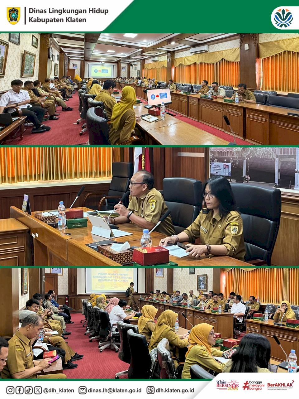 SOSIALISASI PENGELOLAAN SAMPAH YANG MENGANDUNG B3 DAN LIMBAH B3 LINGKUP PERKANTORAN