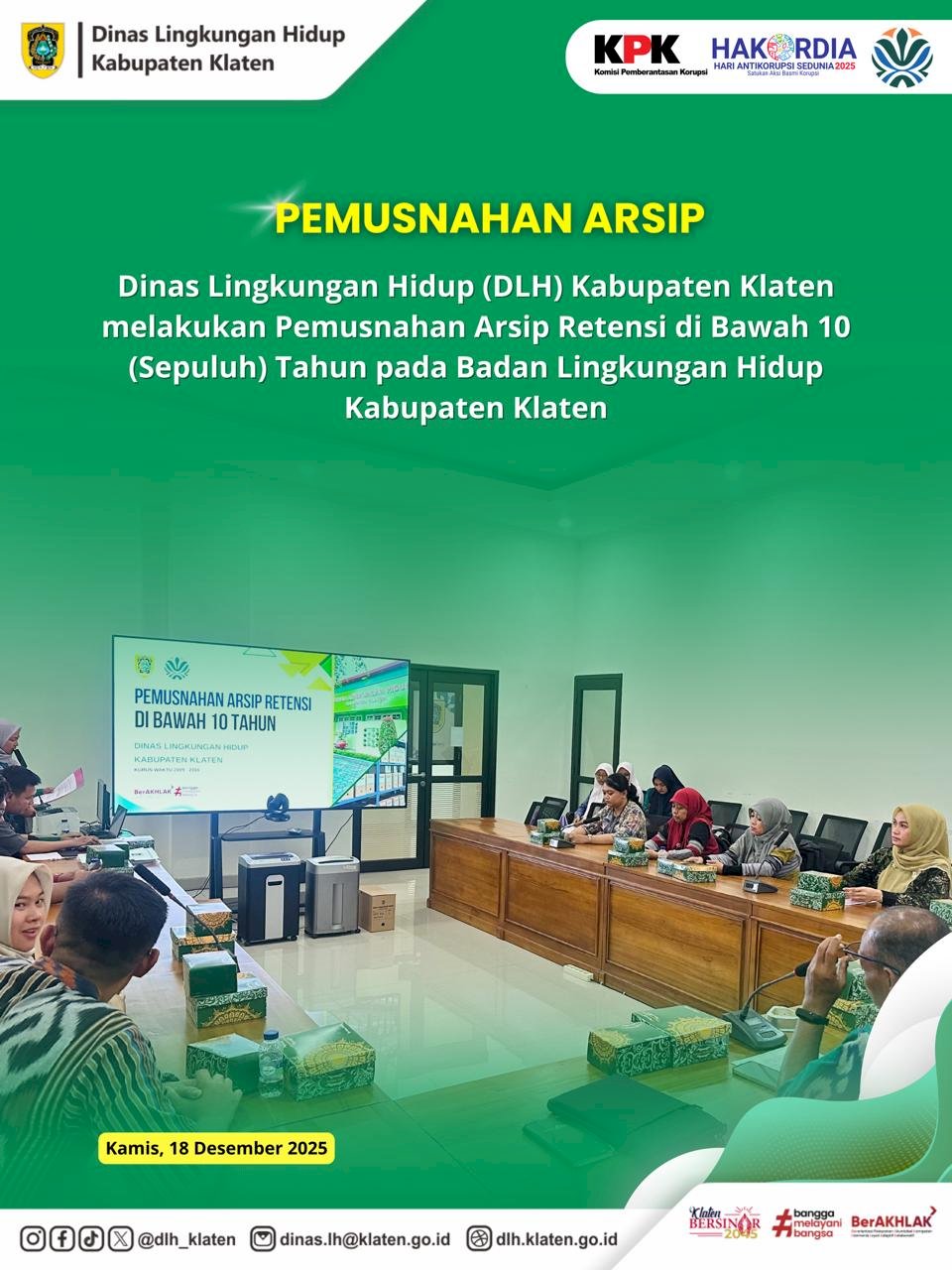 TERTIB ADMINISTRASI MELALUI PEMUSNAHAN ARSIP