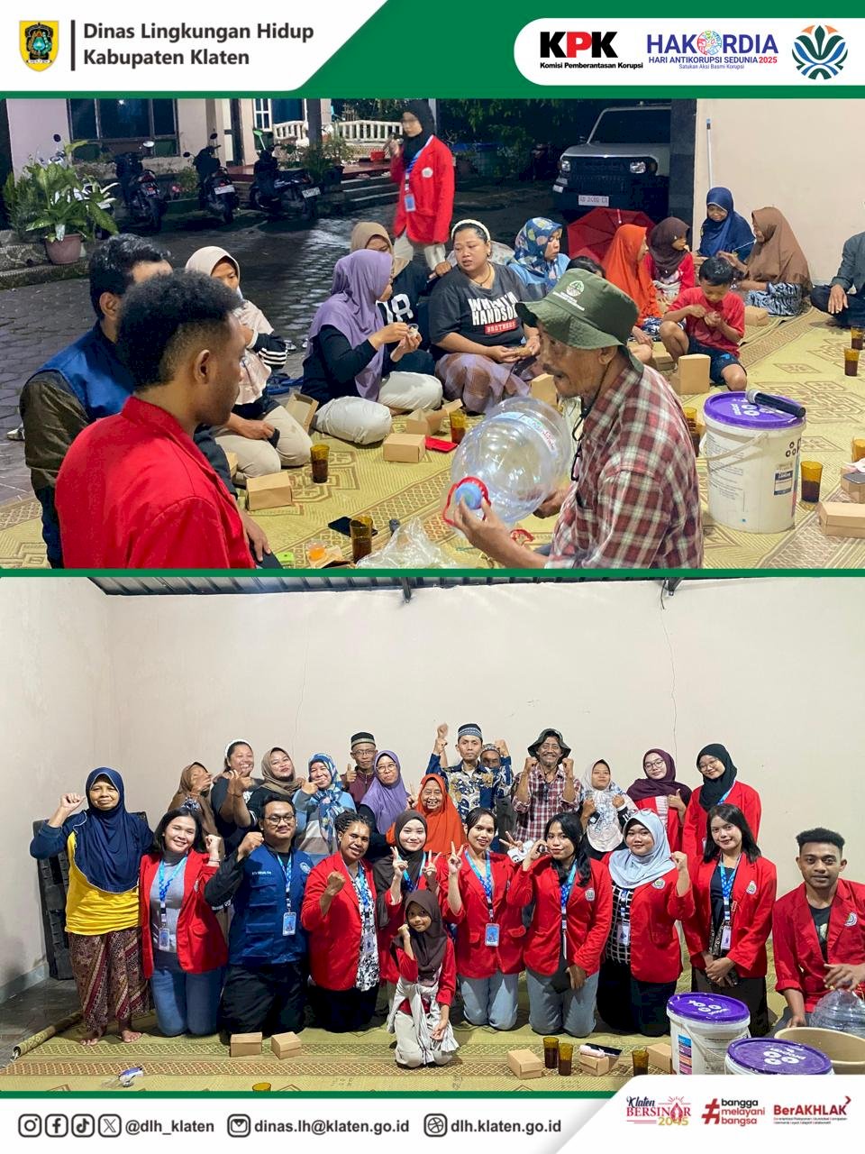 SOSIALISASI PENGELOLAAN SAMPAH BERSAMA STIKES GUNA BANGSA YOGYAKARTA DI KECAMATAN MANISRENGGO