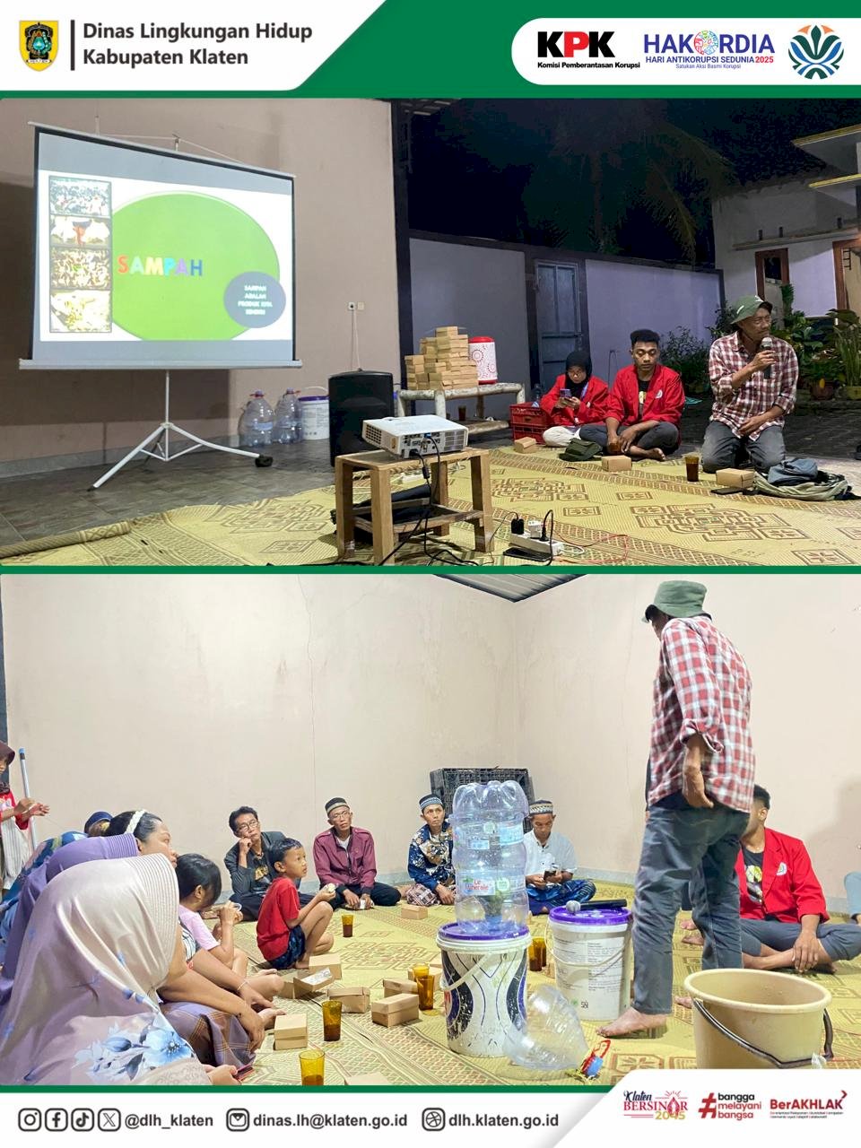 SOSIALISASI PENGELOLAAN SAMPAH BERSAMA STIKES GUNA BANGSA YOGYAKARTA DI KECAMATAN MANISRENGGO