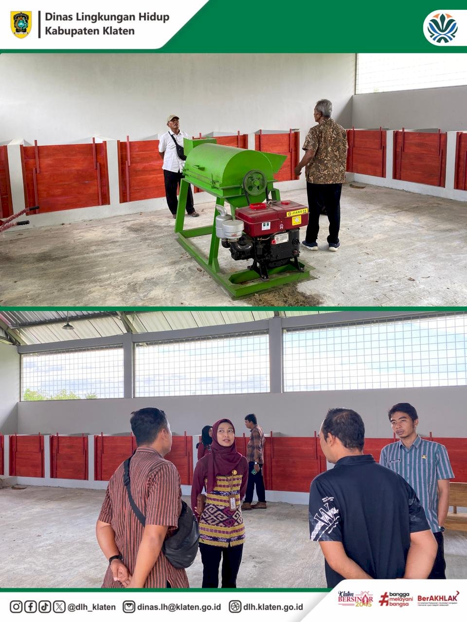 SERAH TERIMA PROGAM TPS3R DI DESA BOWAN KECAMATAN DELANGGU