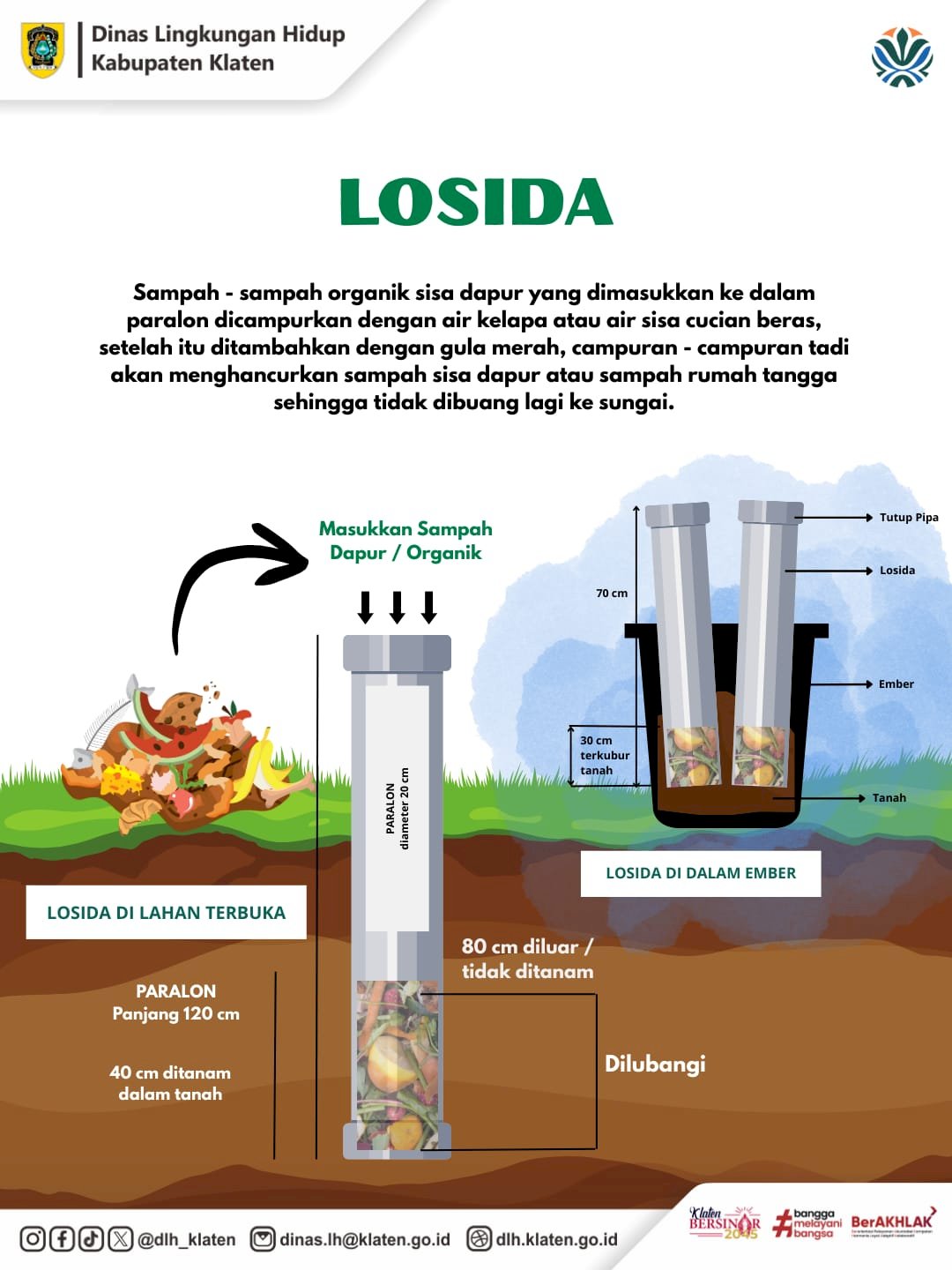 BERSAMA DLH KABUPATEN KLATEN MARI MENGELOLA SAMPAH ORGANIK DARI RUMAH