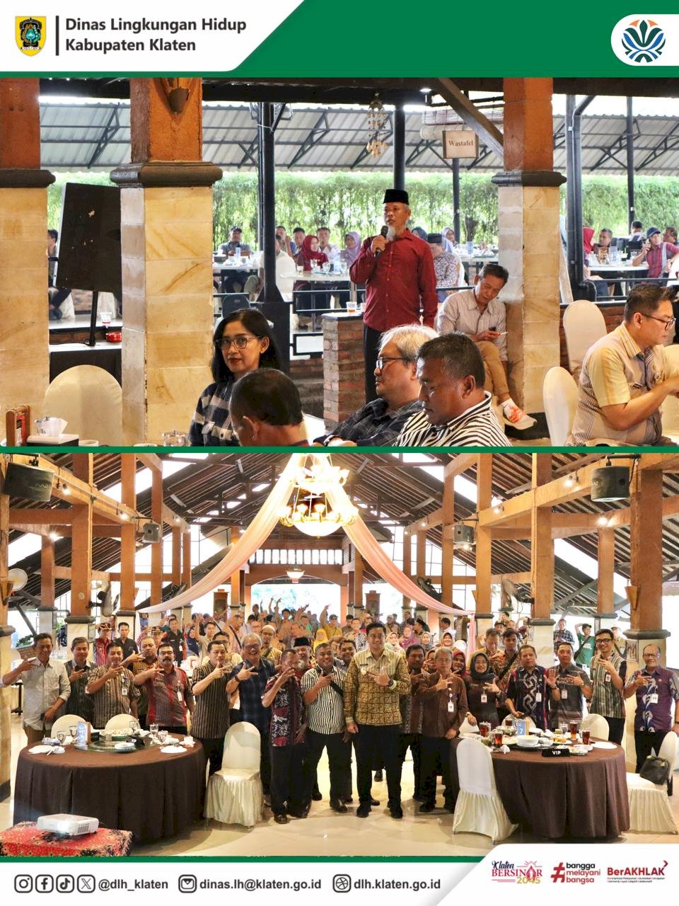 SARASEHAN & KOORDINASI TPS3R & BANK SAMPAH BERSAMA BUPATI KLATEN