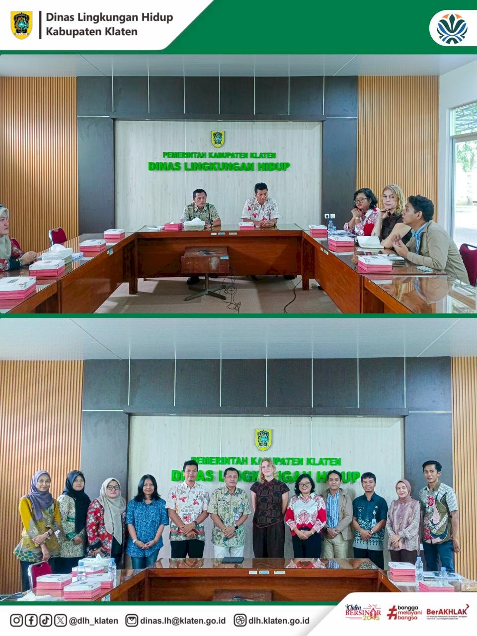 PENERIMAAN KUNJUNGAN EMBASSY OF DENMARK TERKAIT IPAL DANIDA DI KECAMATAN TULUNG