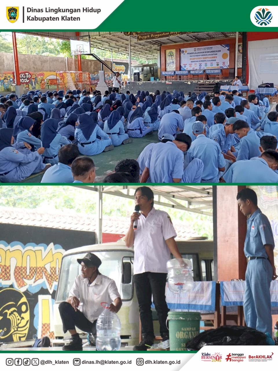 EDUKASI PENGELOLAAN SAMPAH DI SMK N 1 GANTIWARNO