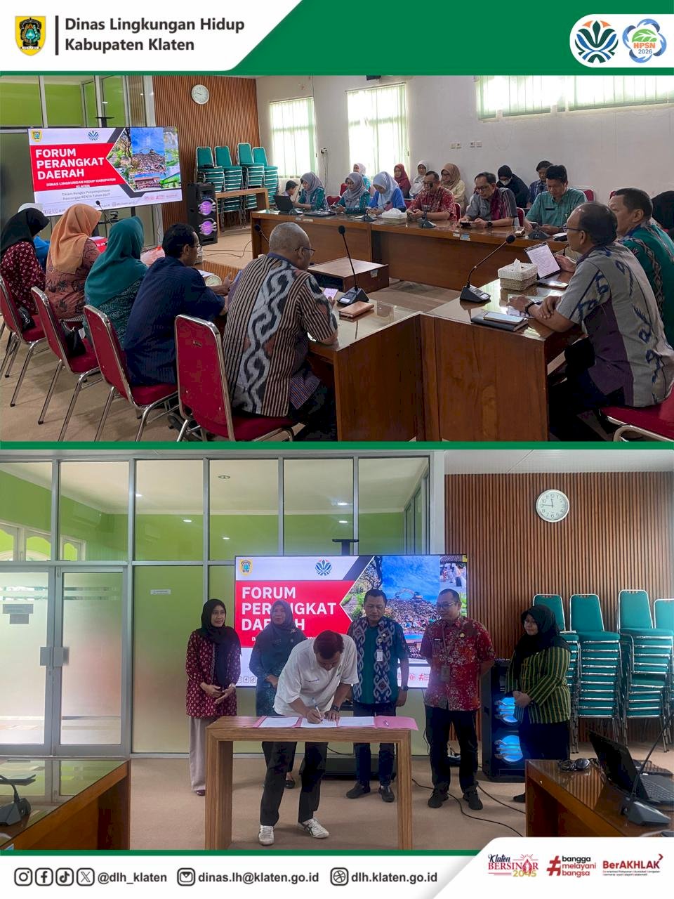 DLH KLATEN GELAR FORUM PERANGKAT DAERAH 