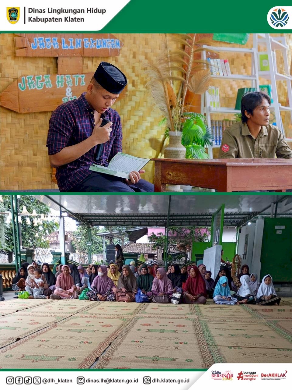 SOSIALISASI PENGELOLAAN SAMPAH DI  DESA SOMOPURO KECAMATAN JOGONALAN