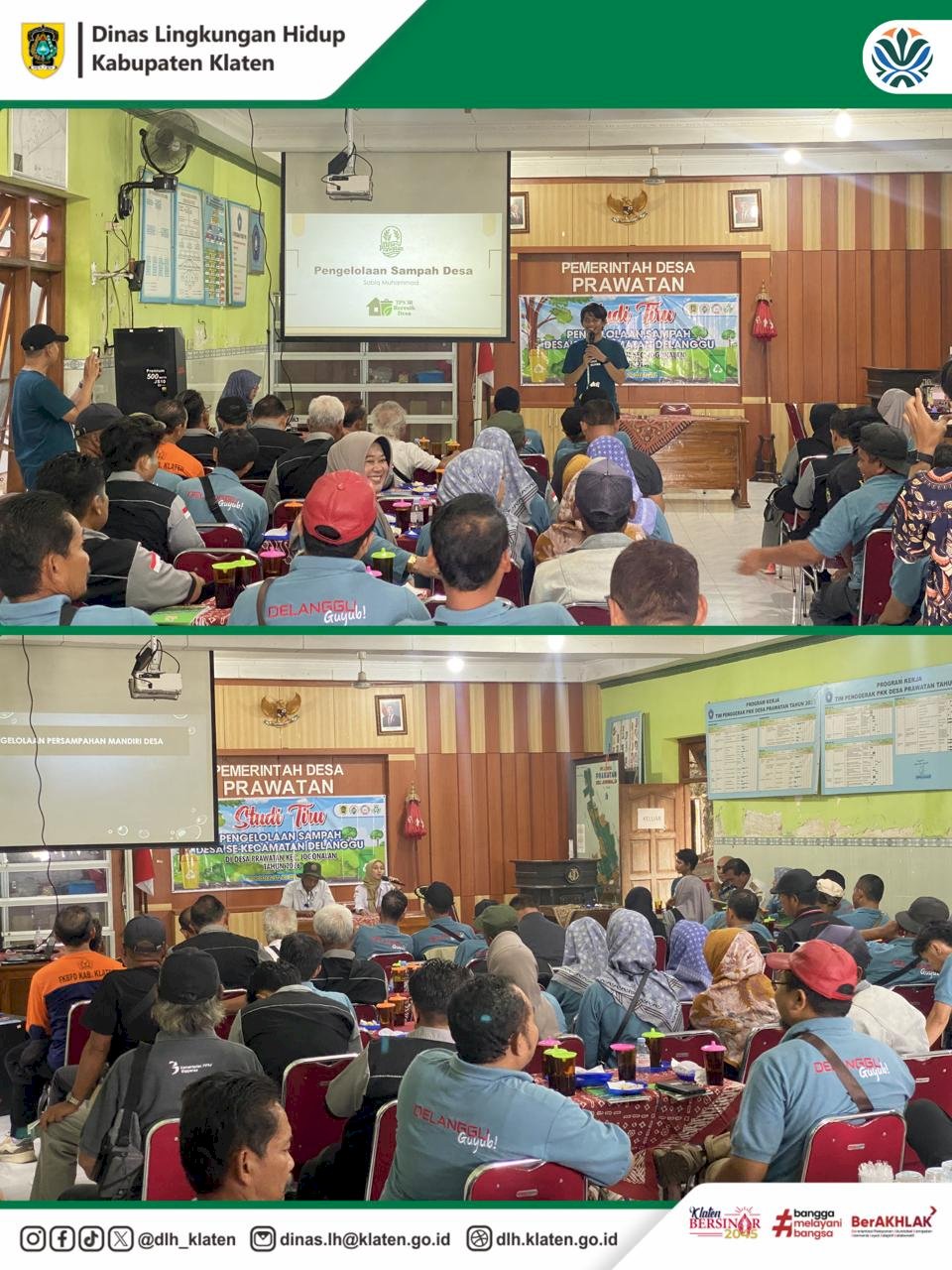 PENDAMPINGAN STUDI TIRU PENGELOLAAN SAMPAH DI KECAMATAN DELANGGU