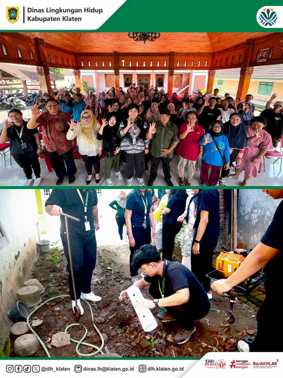SOSIALISASI DAN PELATIHAN PEMBUATAN LUBANG RESAPAN BIOPORI