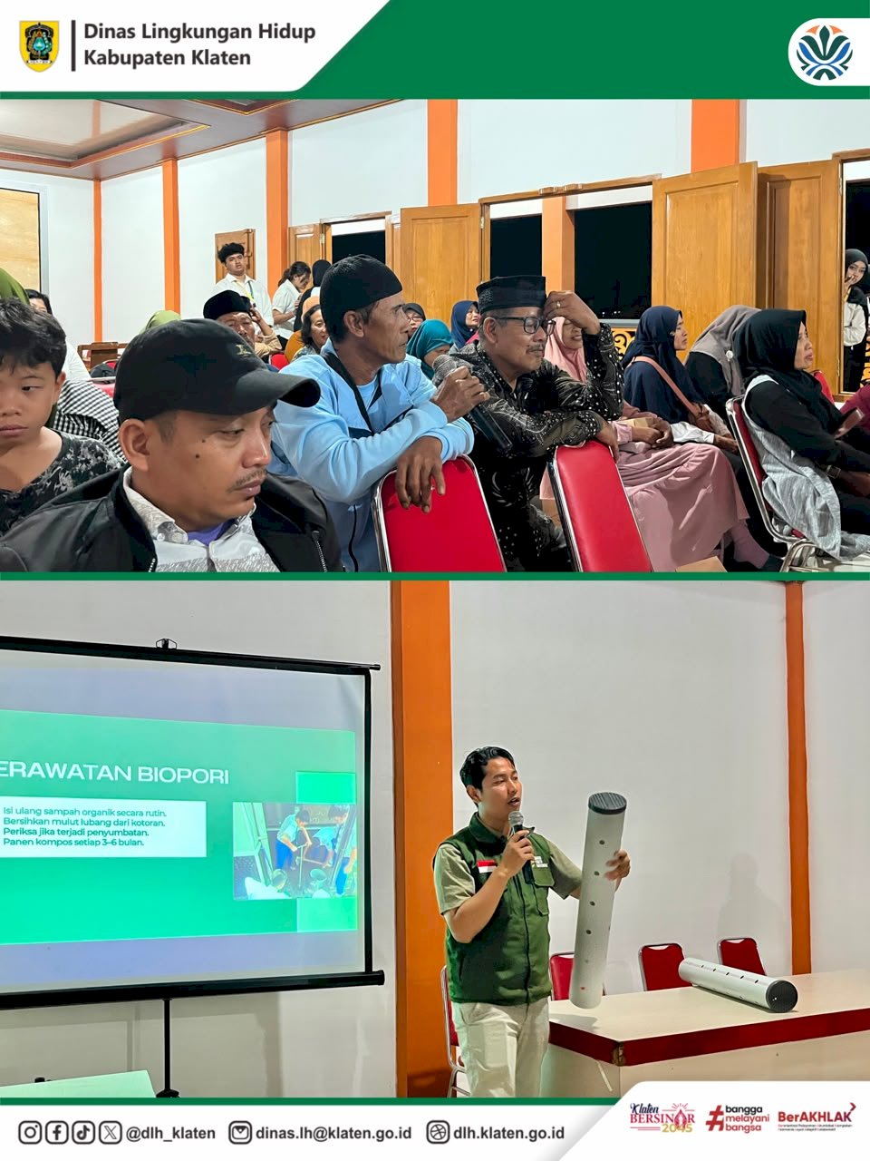 SOSIALISASI DAN PELATIHAN PEMBUATAN LUBANG RESAPAN BIOPORI
