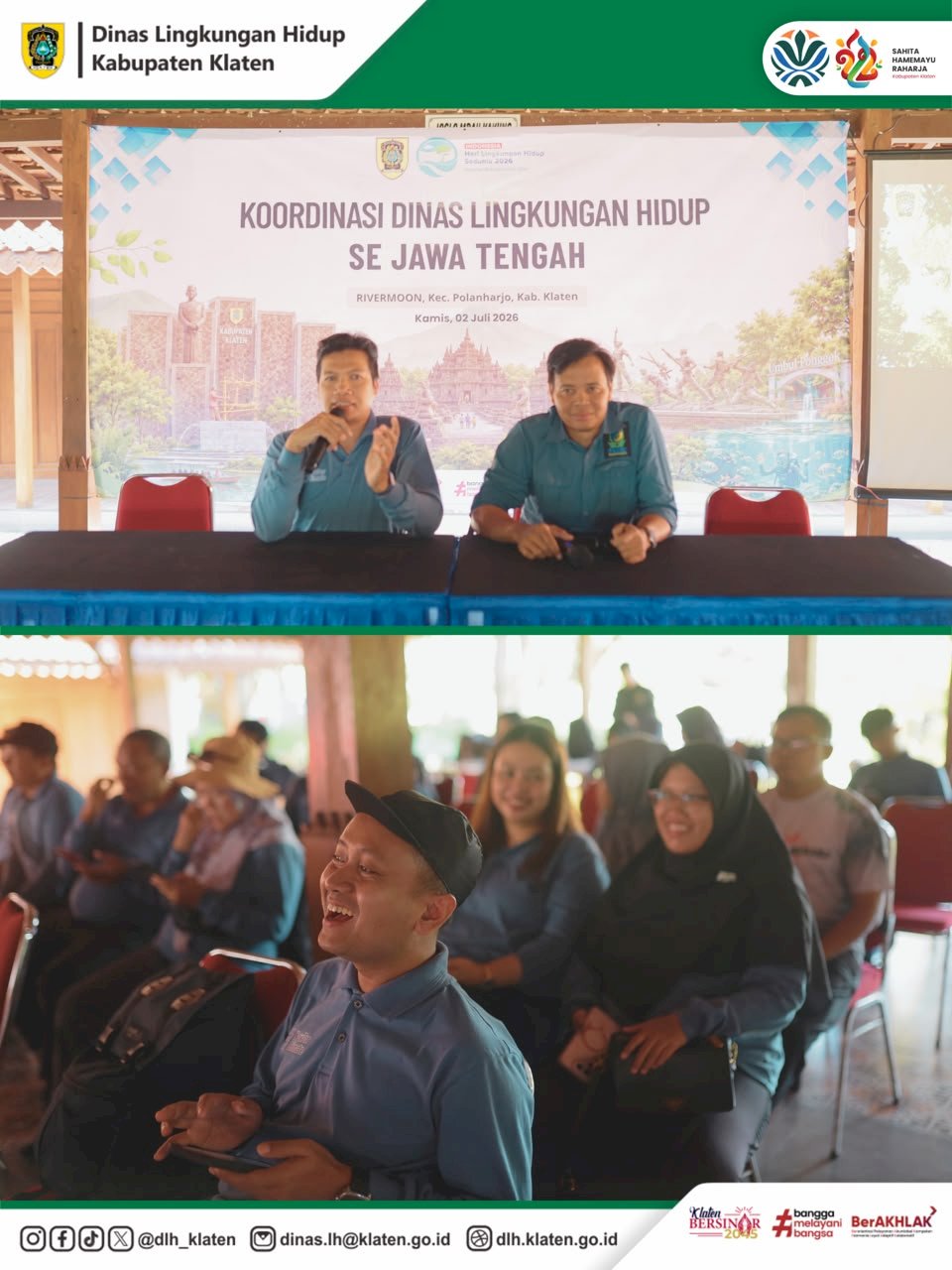 DLH KLATEN JADI TUAN RUMAH DALAM ACARA KOORDINASI DINAS LINGKUNGAN HIDUP SE JAWA TENGAH