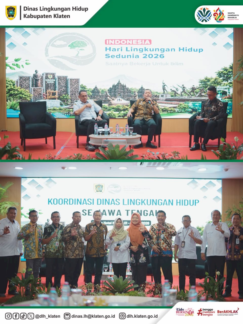 DLH KLATEN JADI TUAN RUMAH DALAM ACARA KOORDINASI DINAS LINGKUNGAN HIDUP SE JAWA TENGAH