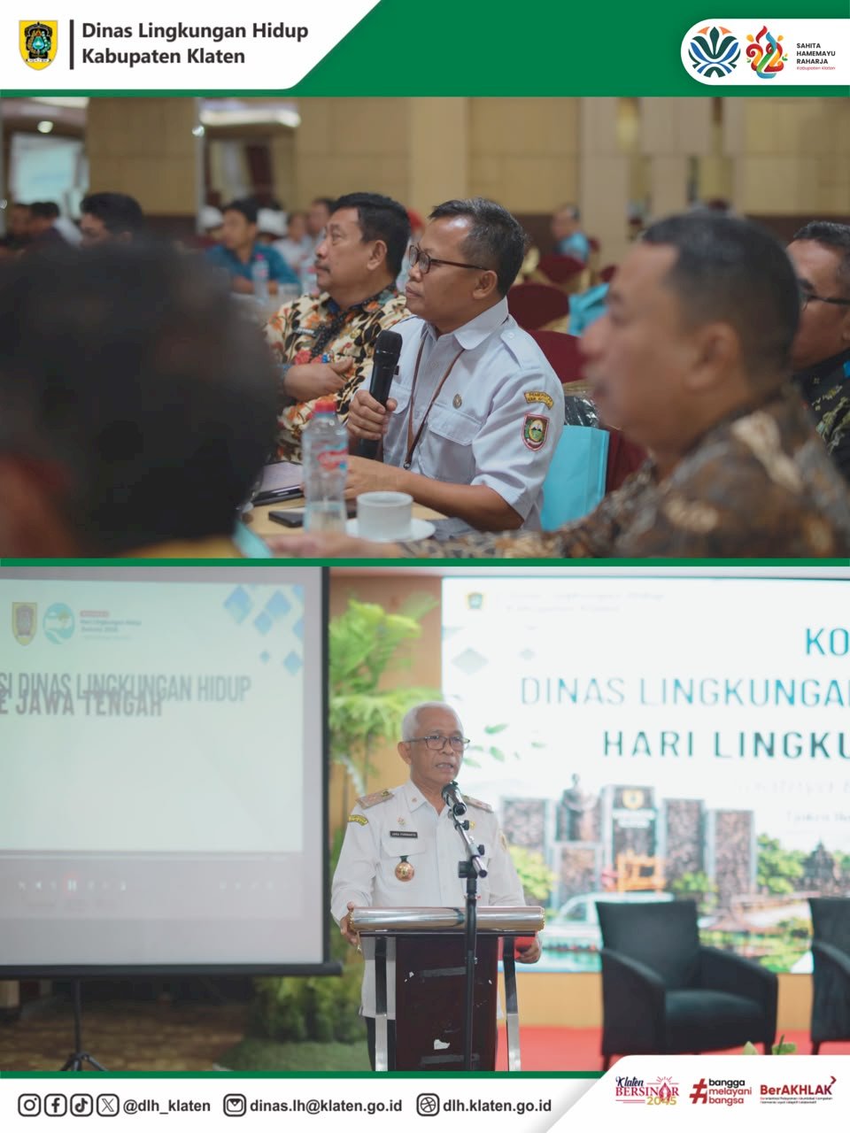 DLH KLATEN JADI TUAN RUMAH DALAM ACARA KOORDINASI DINAS LINGKUNGAN HIDUP SE JAWA TENGAH