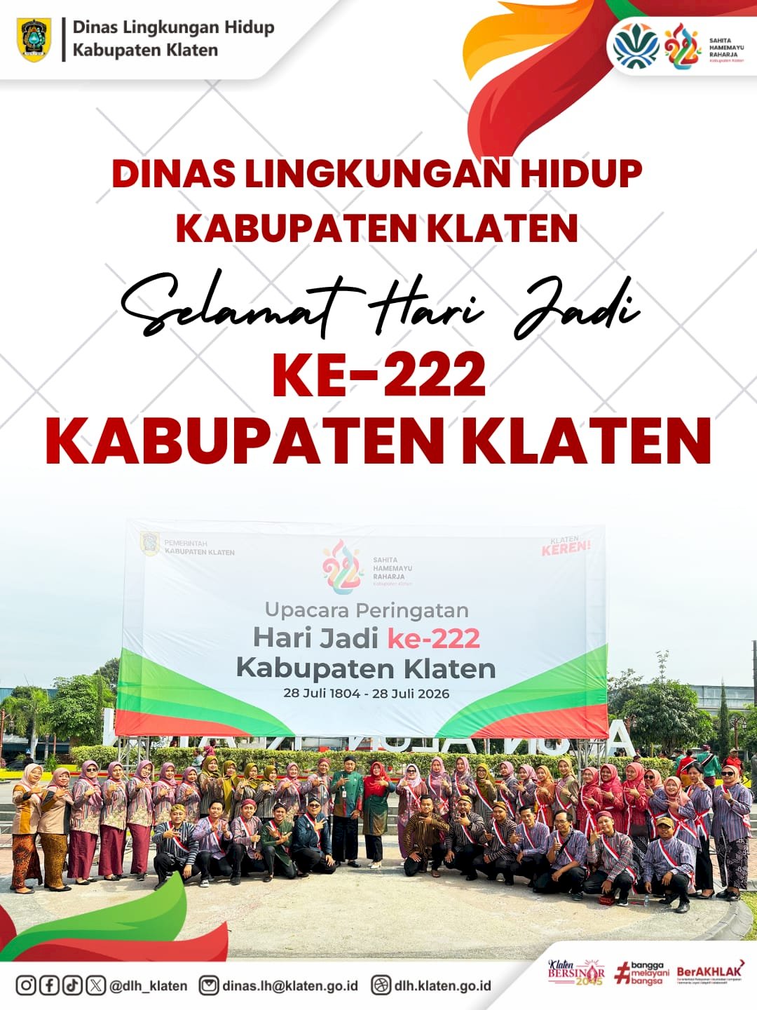 SELAMAT HARI JADI KE 222 KABUPATEN KLATEN