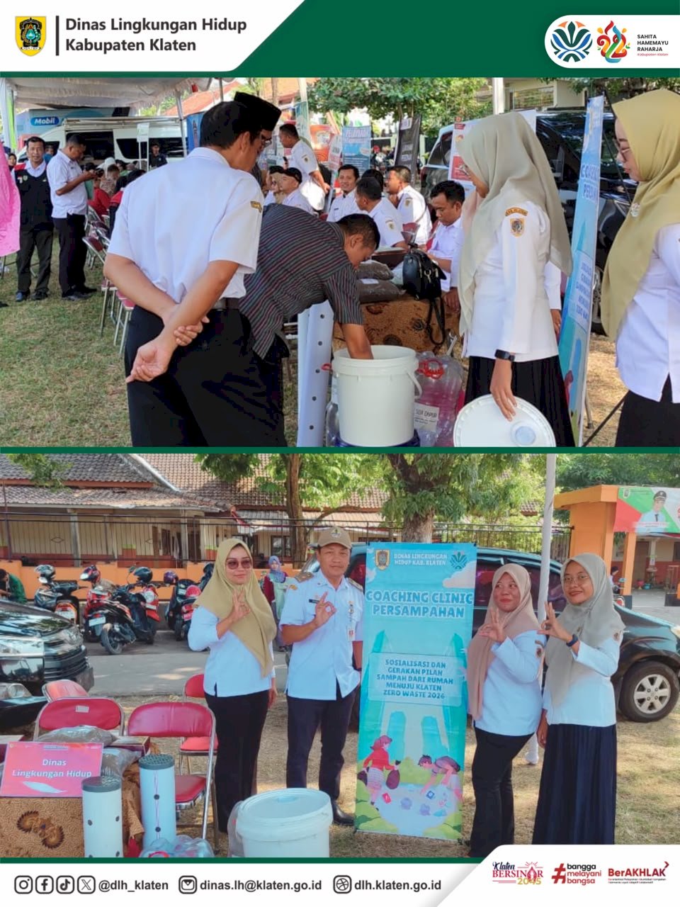 SAMBUNG RASA BUPATI KLATEN 2026 DALAM RANGKA EDUKASI PENGELOLAAN SAMPAH DI KECAMATAN JOGONALAN
