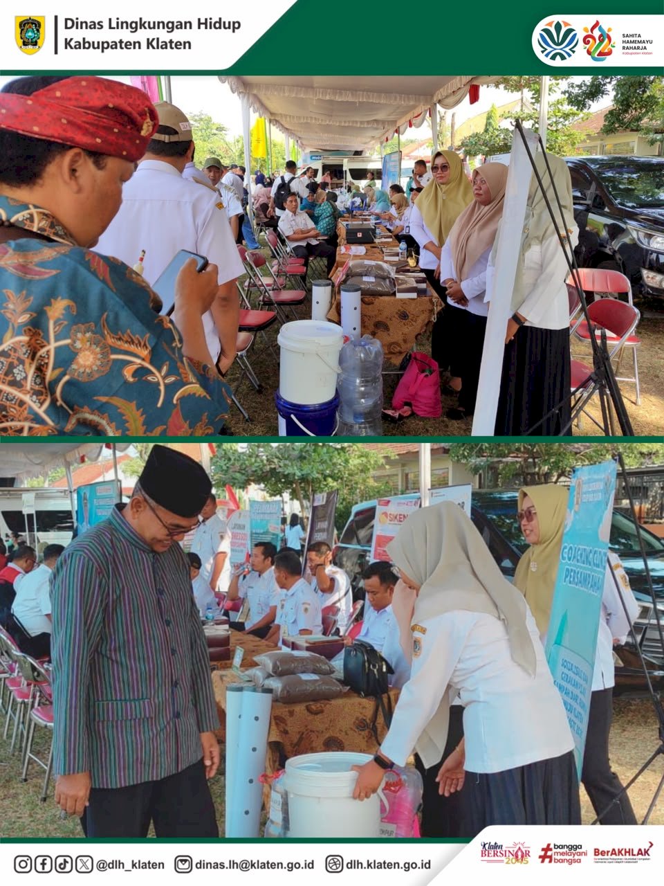 SAMBUNG RASA BUPATI KLATEN 2026 DALAM RANGKA EDUKASI PENGELOLAAN SAMPAH DI KECAMATAN JOGONALAN