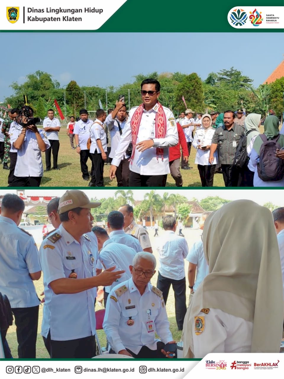 SAMBUNG RASA BUPATI KLATEN 2026 DALAM RANGKA EDUKASI PENGELOLAAN SAMPAH DI KECAMATAN JOGONALAN