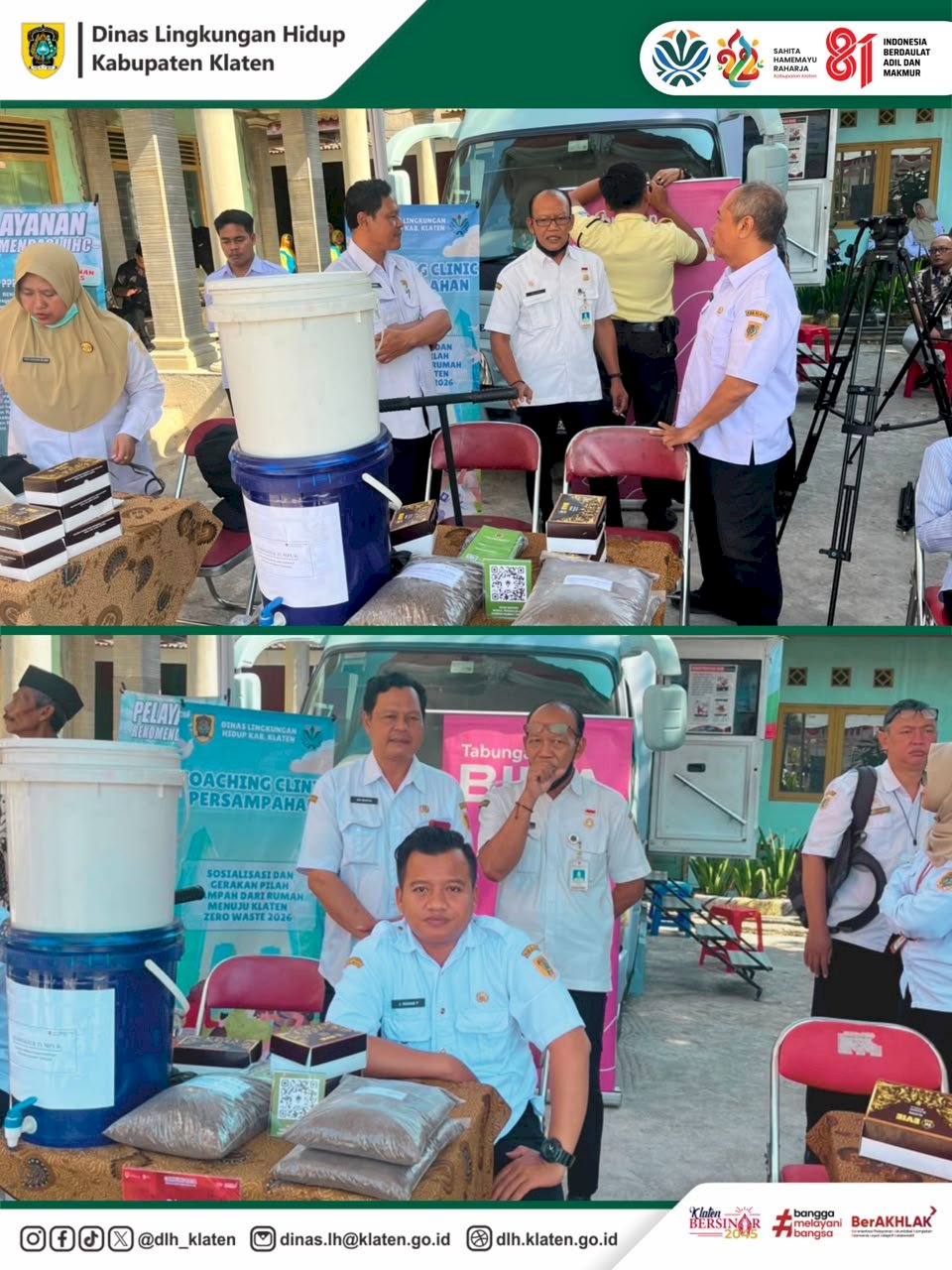 SAMBUNG RASA BUPATI KLATEN 2026 DALAM RANGKA EDUKASI PENGELOLAAN SAMPAH DI DESA NGAWEN KECAMATAN NGAWEN