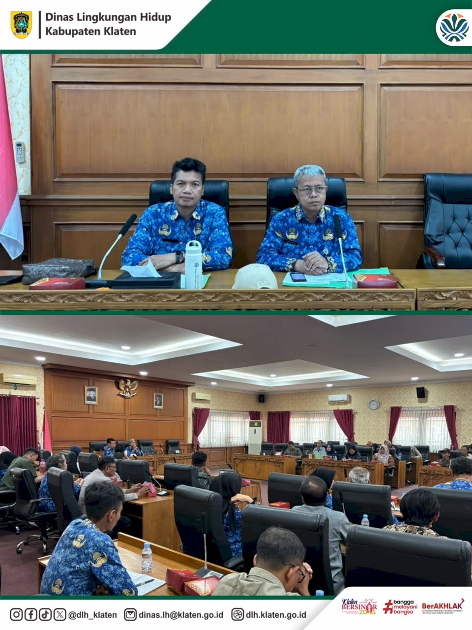 RAPAT KOORDINASI KOLABORASI KONSERVASI AIR DAN LAHAN KRITIS DI KABUPATEN KLATEN