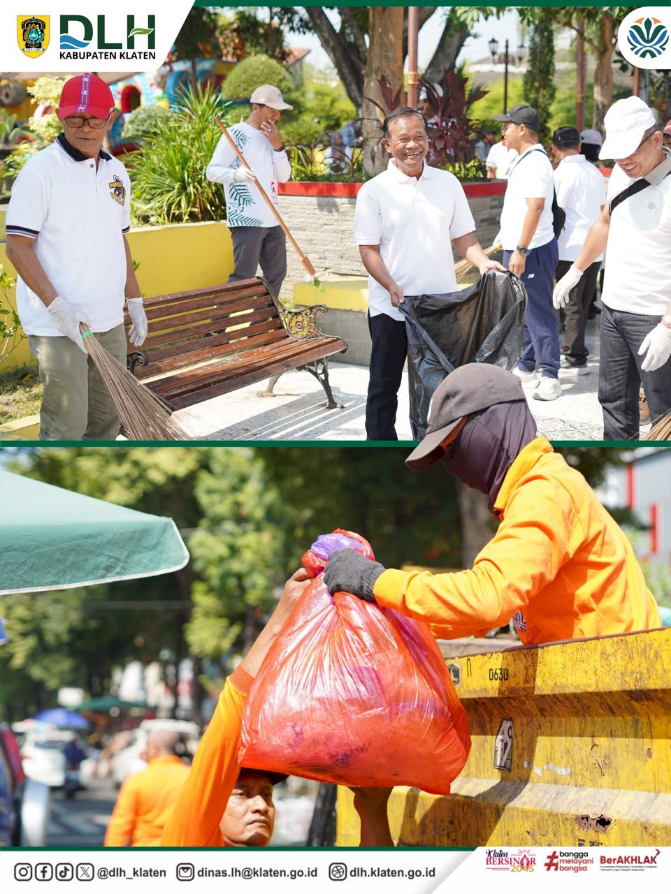 AKSI KOLABORASI WORLD CLEANUP DAY 2026 DI ALUN-ALUN KLATE