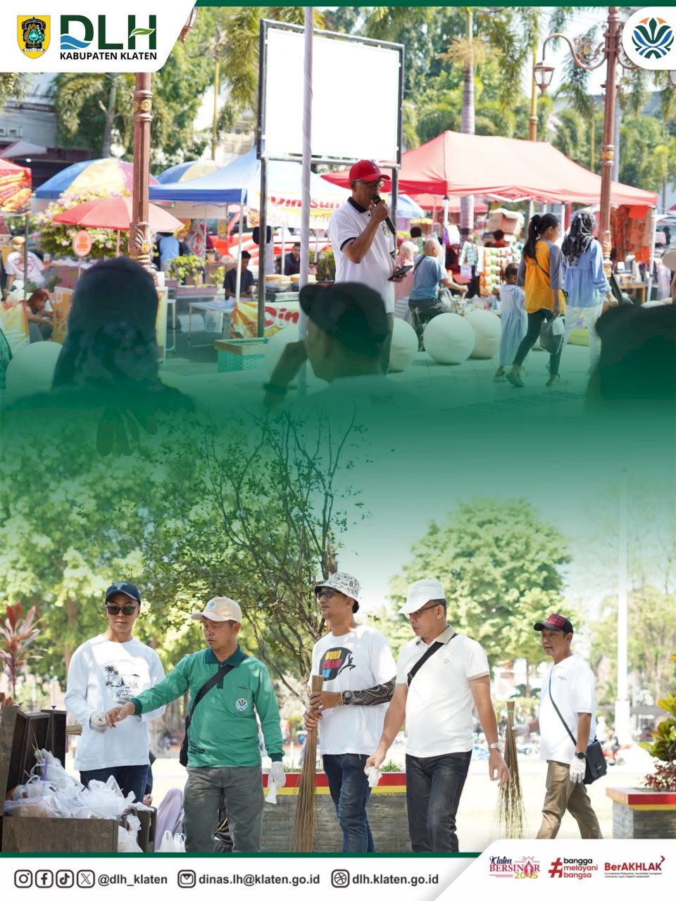 AKSI KOLABORASI WORLD CLEANUP DAY 2026 DI ALUN-ALUN KLATE