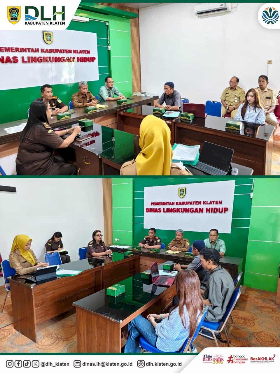 PENANDATANGAN KONTRAK PEKERJAAN PERBAIKAN JALAN TPA DILANJUTKAN PRE-CONSTRUCTION MEETING