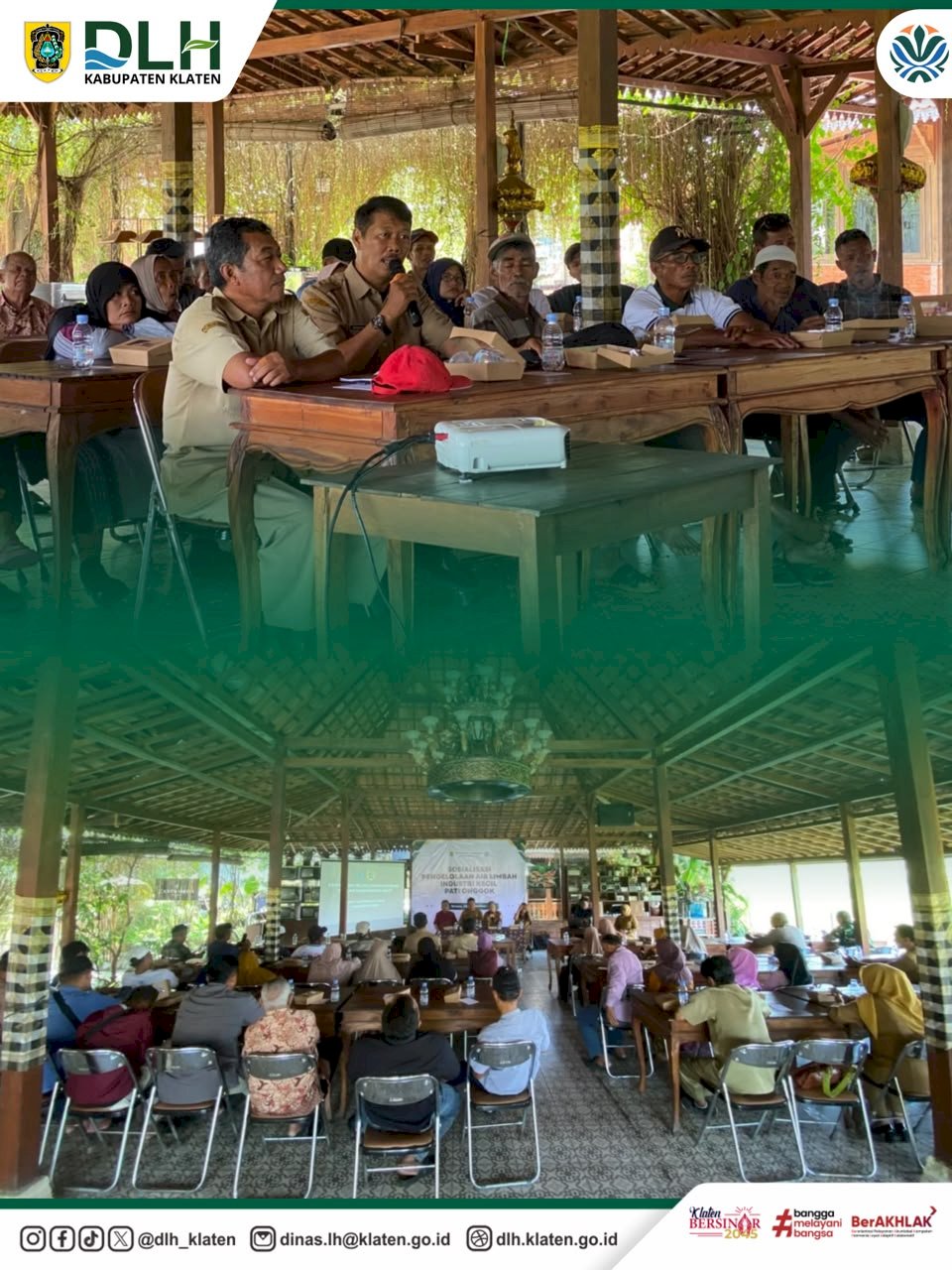 SOSIALISASI PENGELOLAAN AIR LIMBAH INDUSTRI KECIL PATI ONGGOK