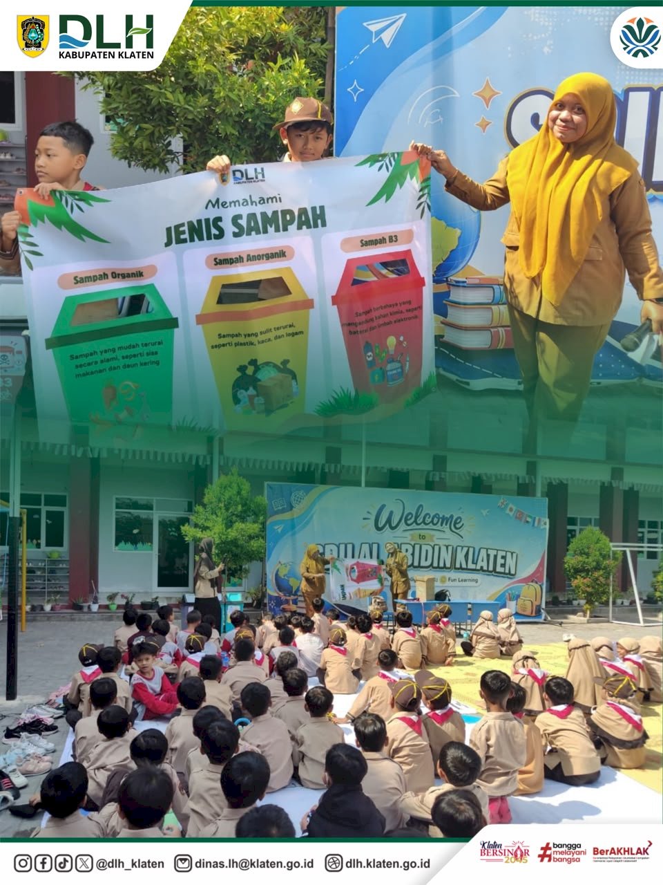 EDUKASI PEMILAHAN SAMPAH DAN PEMANFAATAN BARANG BEKAS MENJADI BARANG BERNILAI