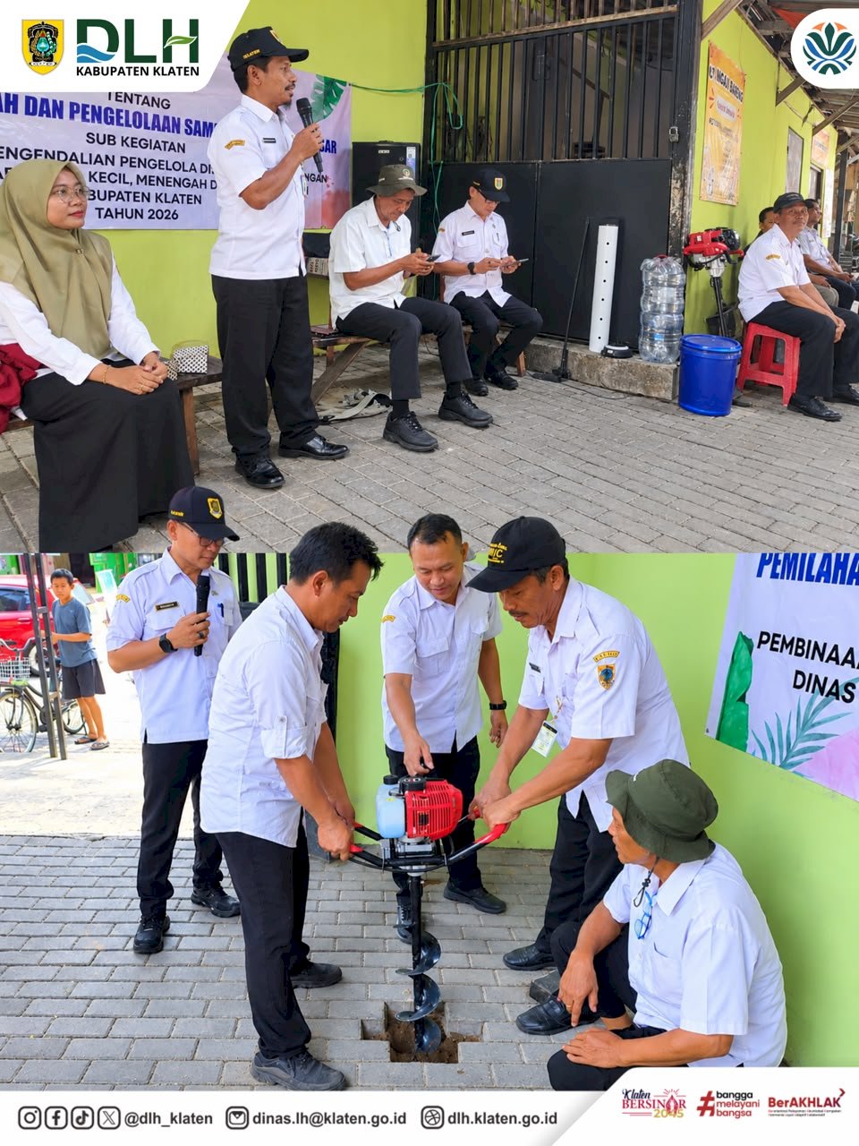SOSIALISASI PEMILAHAN DAN PENGELOLAAN SAMPAH DI LINGKUNGAN PASAR TANJUNG KECAMATAN JUWIRING